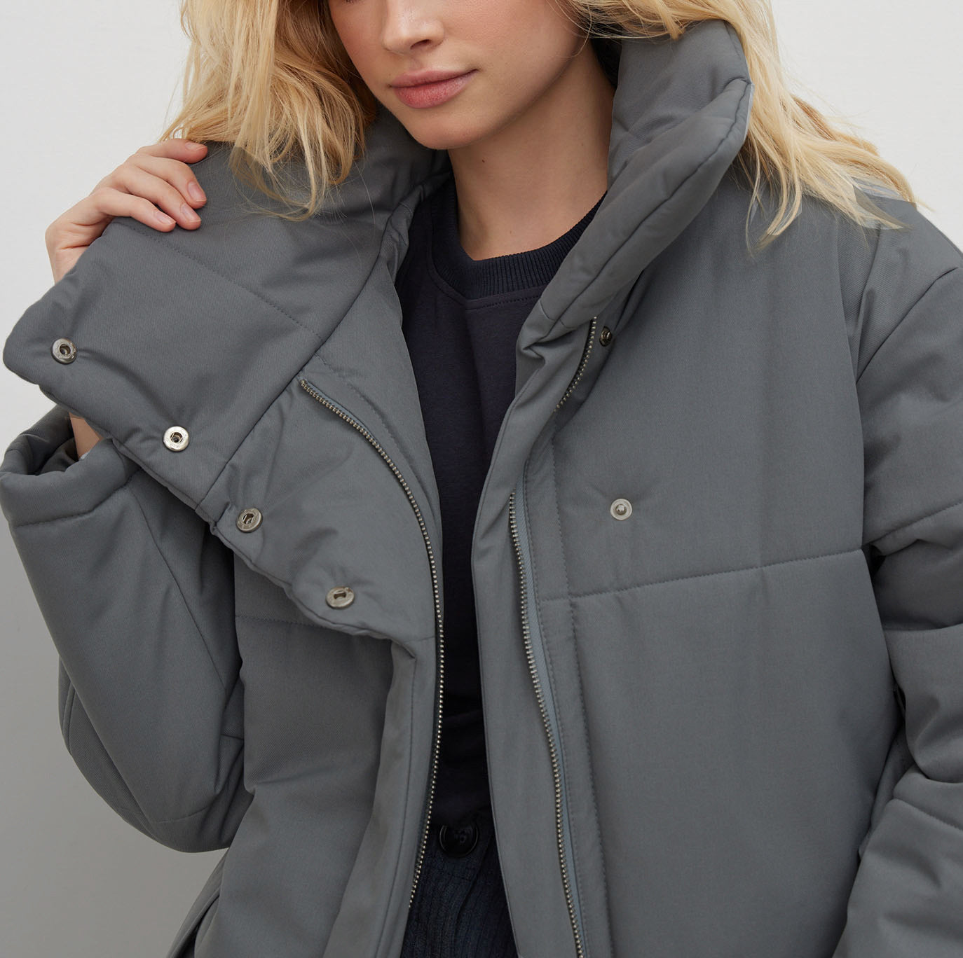 Celeste Belted Puffer Coat