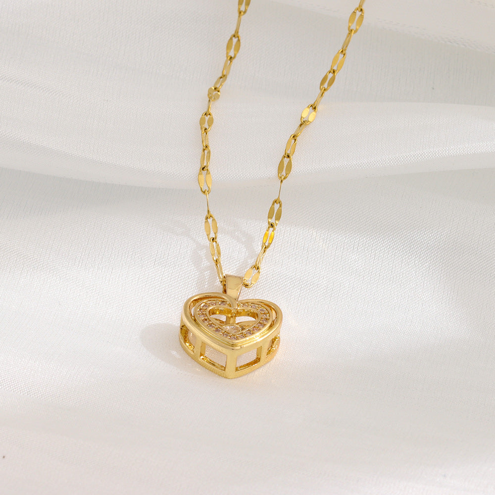 Collier à pendentif Smart Love double couche