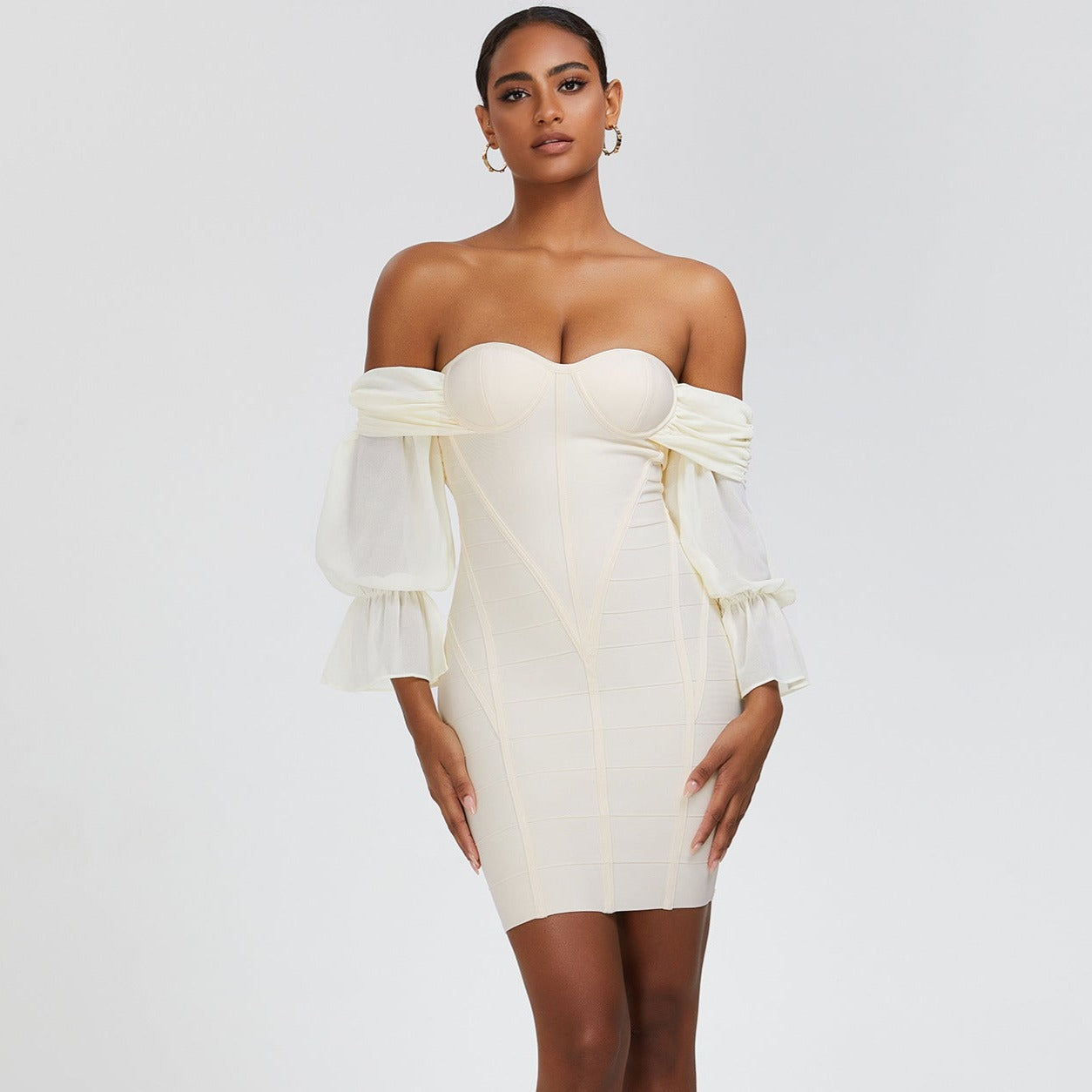 Emma Off-Shoulder Bodycon Dress