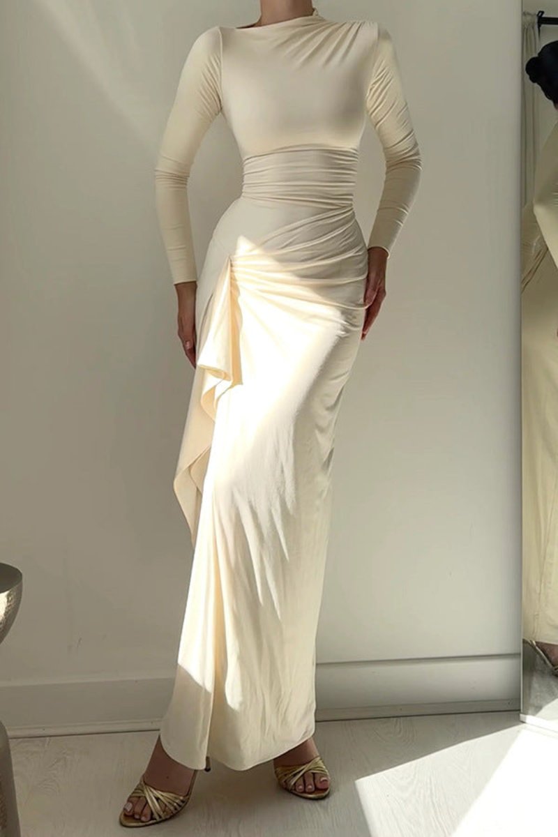 Isabella Draped Evening Gown