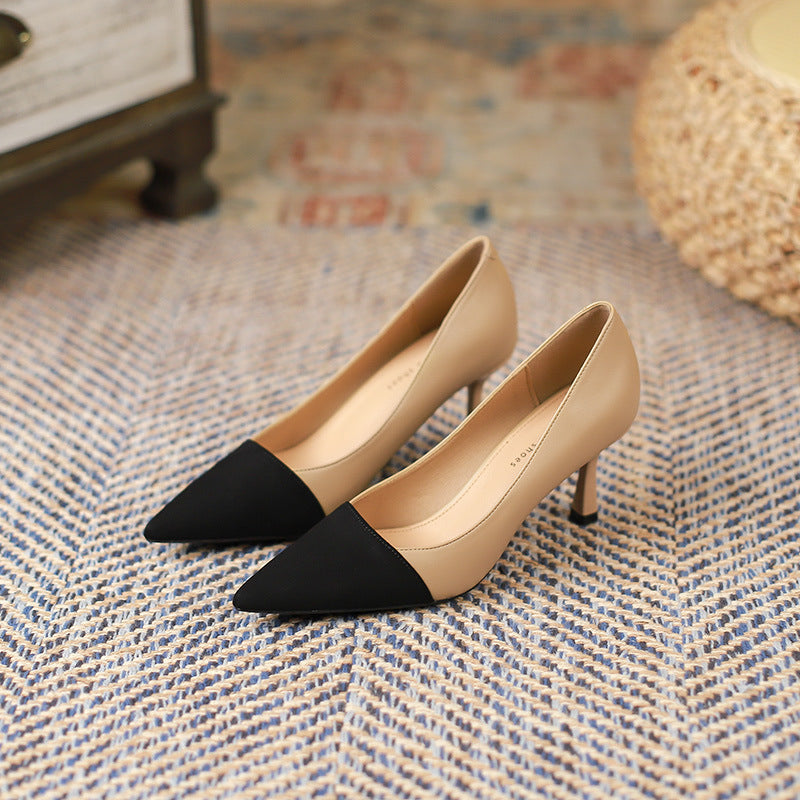 Elegant Shallow Mouth Pointed High Heels