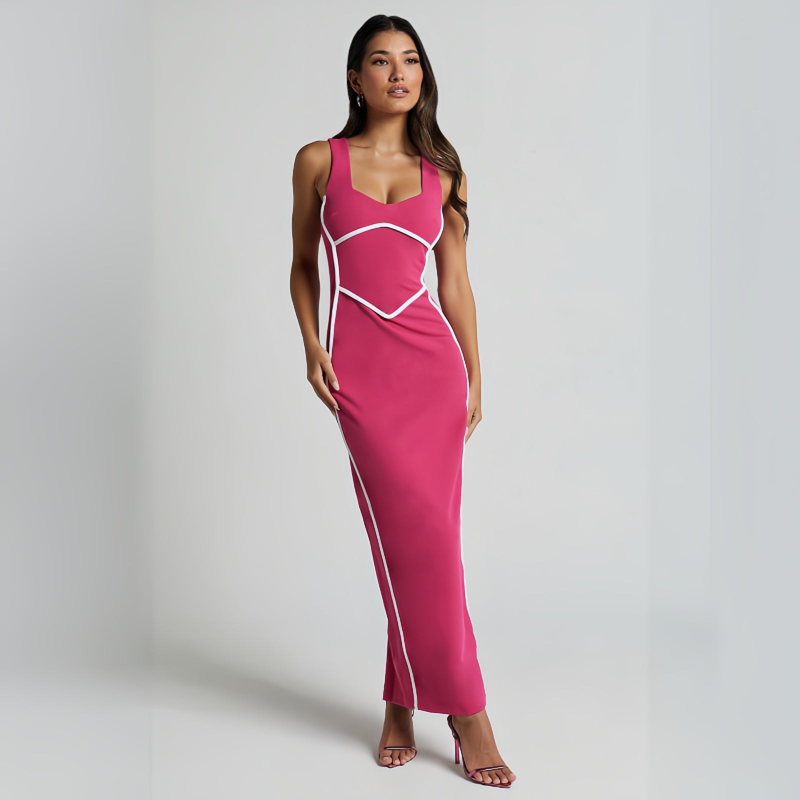 Svelte Silhouette Vest Pencil Dress