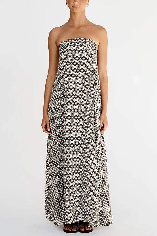 Emily Strapless Maxi Dress