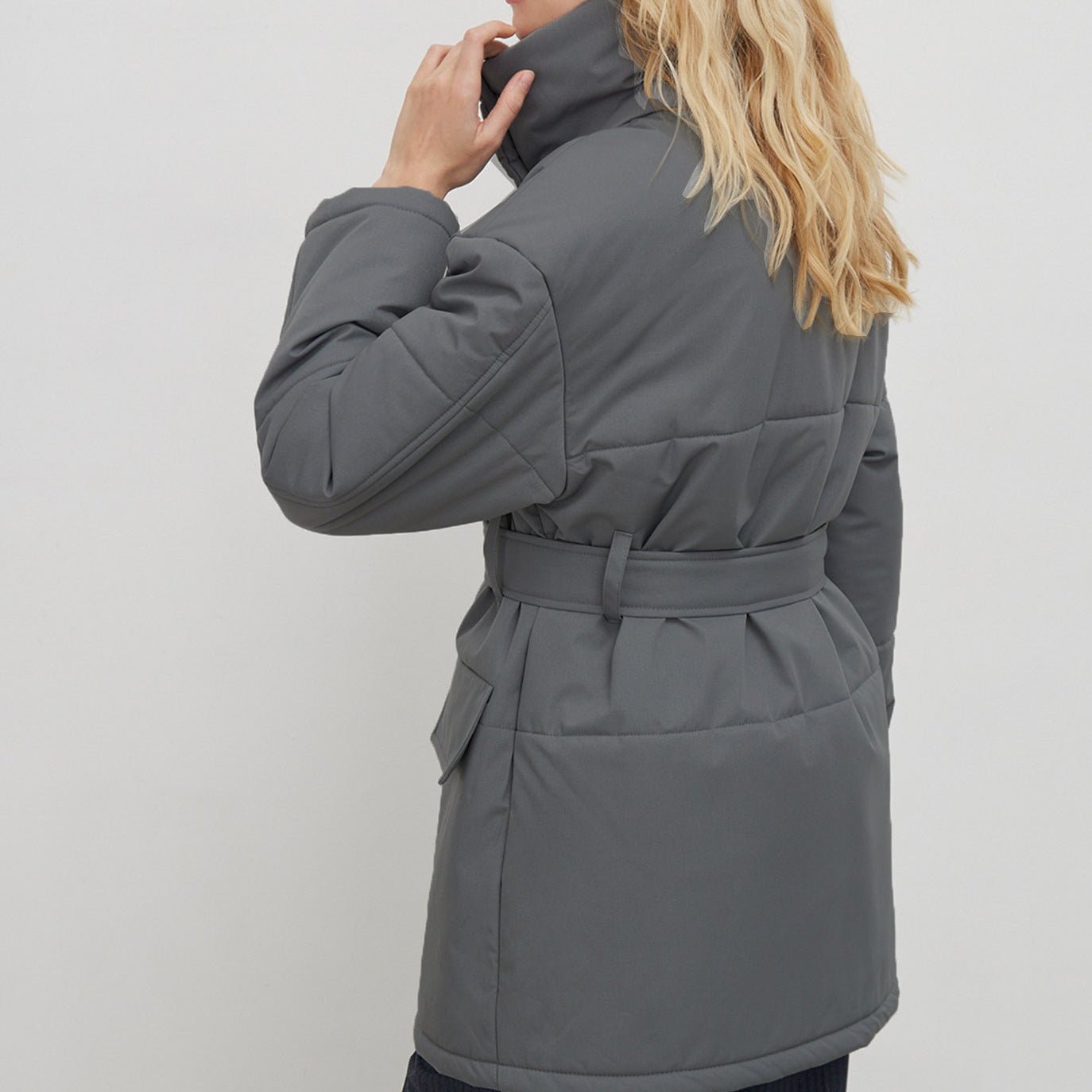 Celeste Belted Puffer Coat