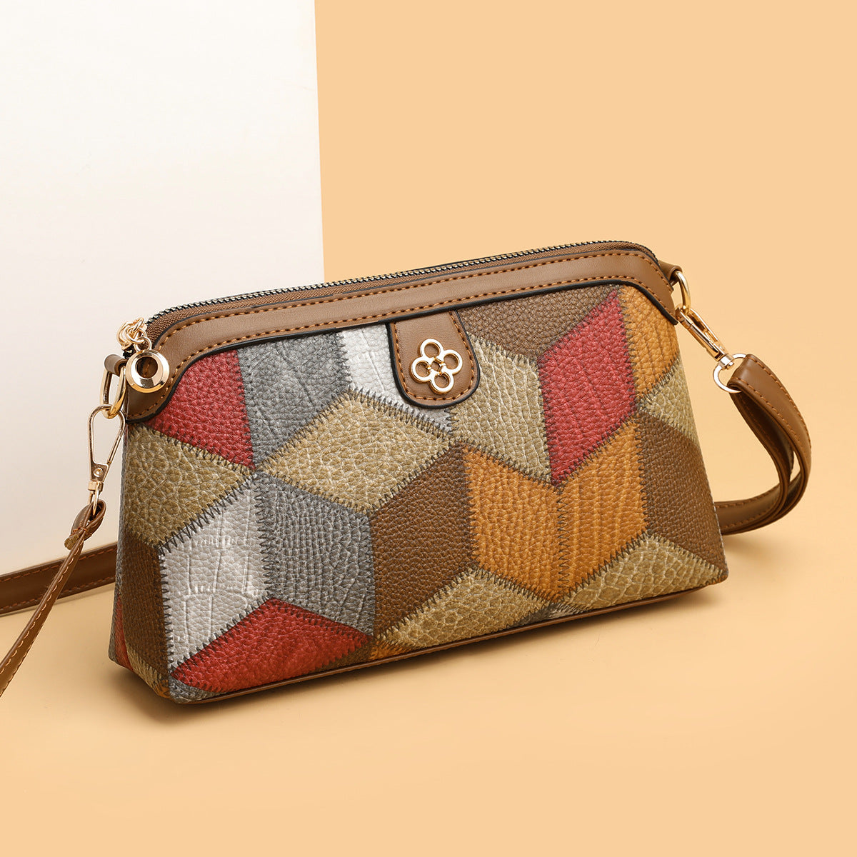 Mia Patchwork Crossbody Bag