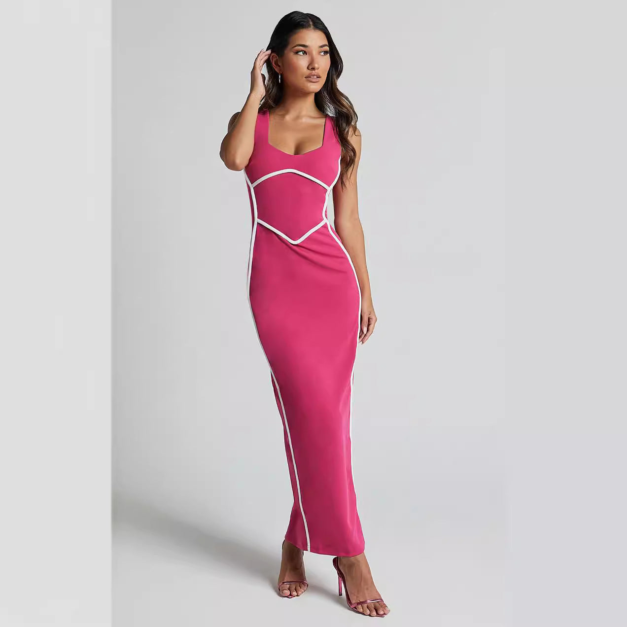 Svelte Silhouette Vest Pencil Dress