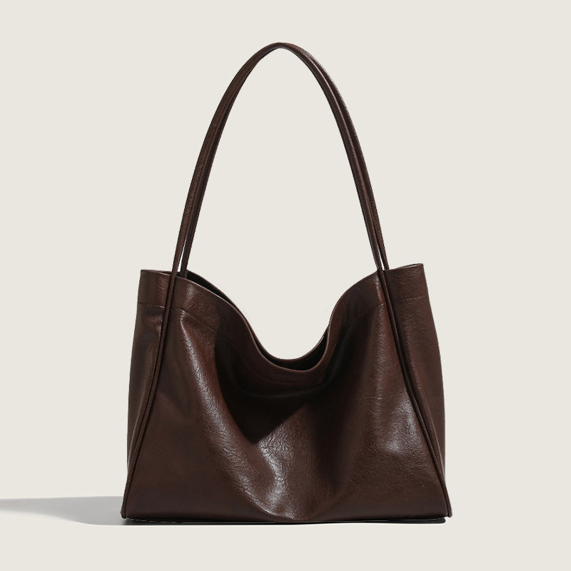 Sophia Classic Leather Shoulder Bag