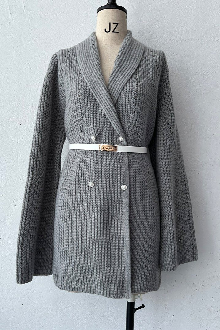 Clara Belted Knit Cardigan