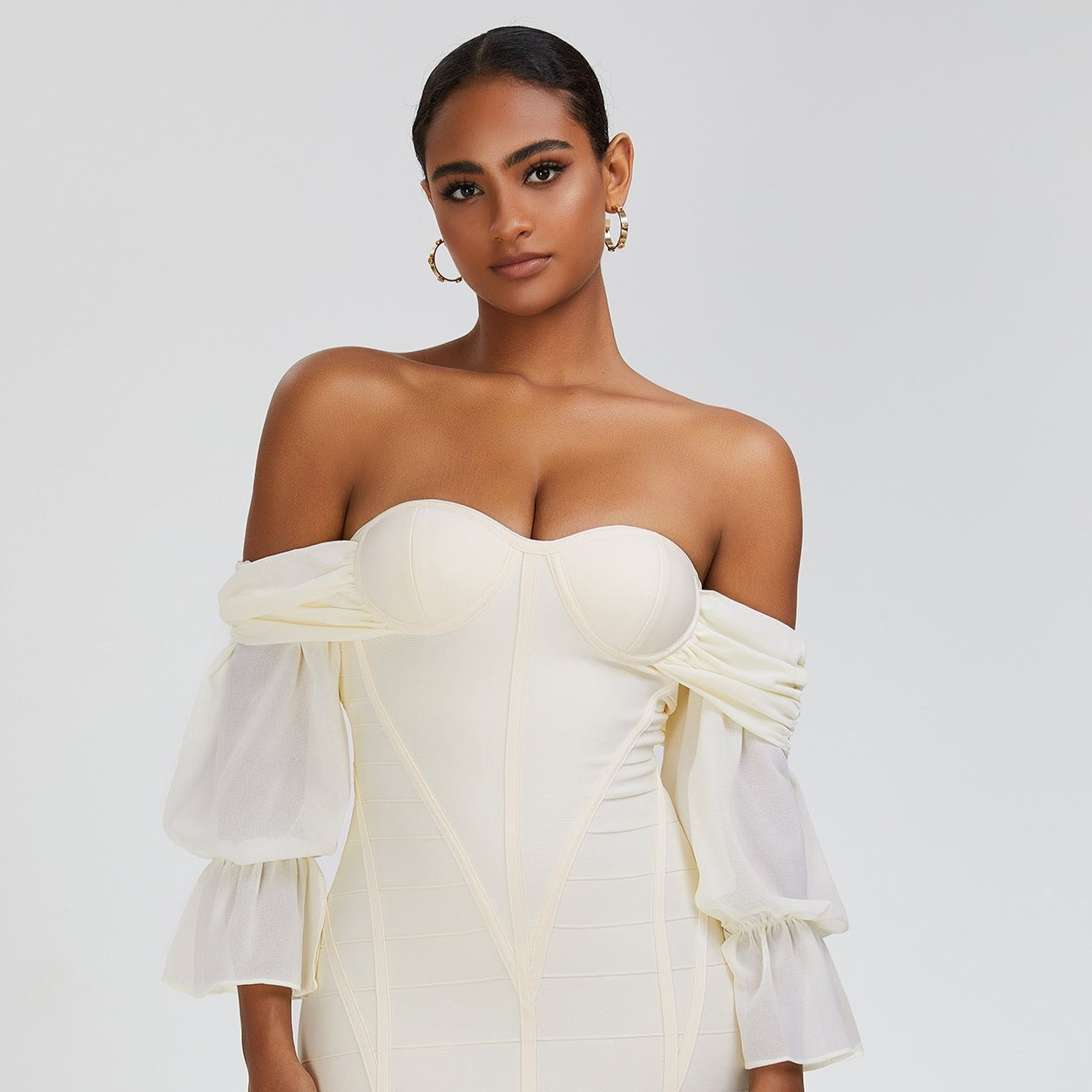 Emma Off-Shoulder Bodycon Dress