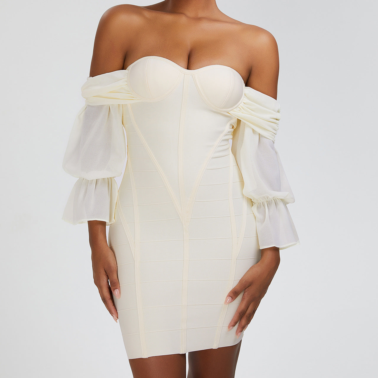 Emma Off-Shoulder Bodycon Dress