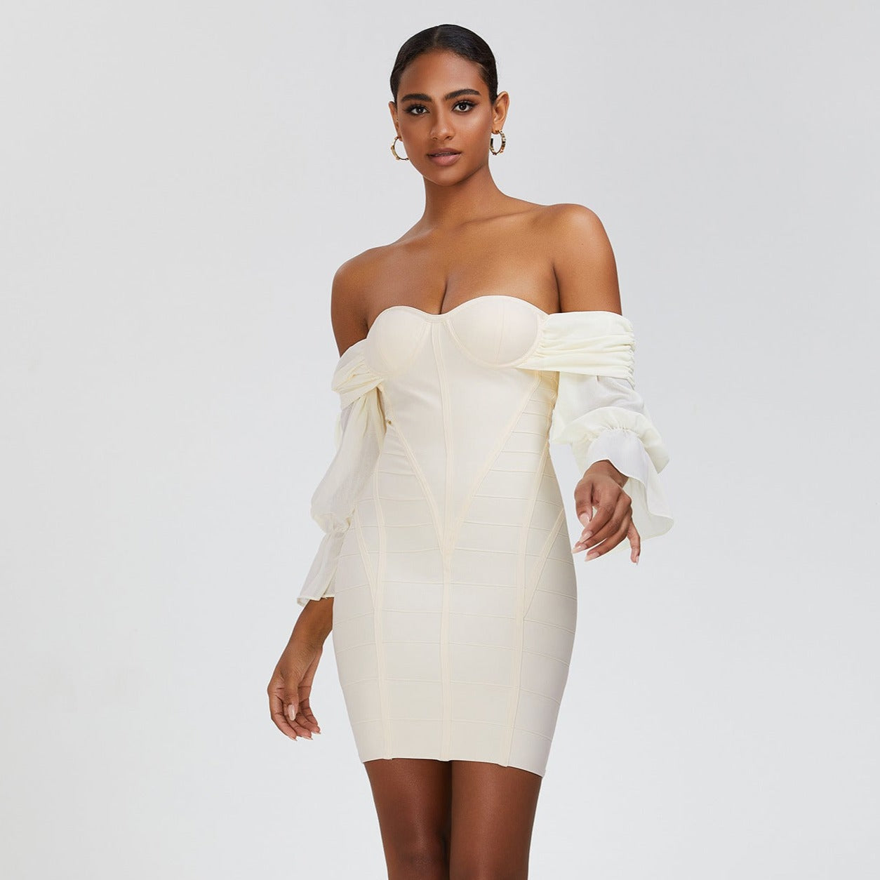 Emma Off-Shoulder Bodycon Dress