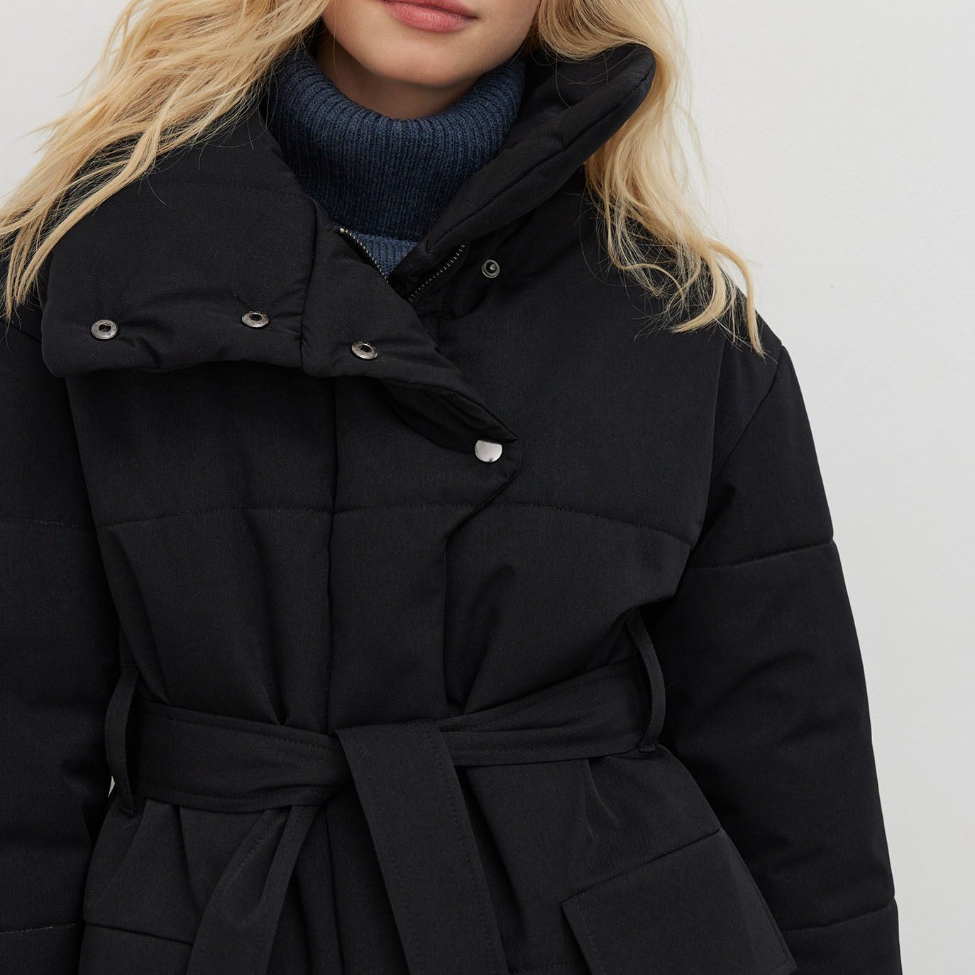 Celeste Belted Puffer Coat