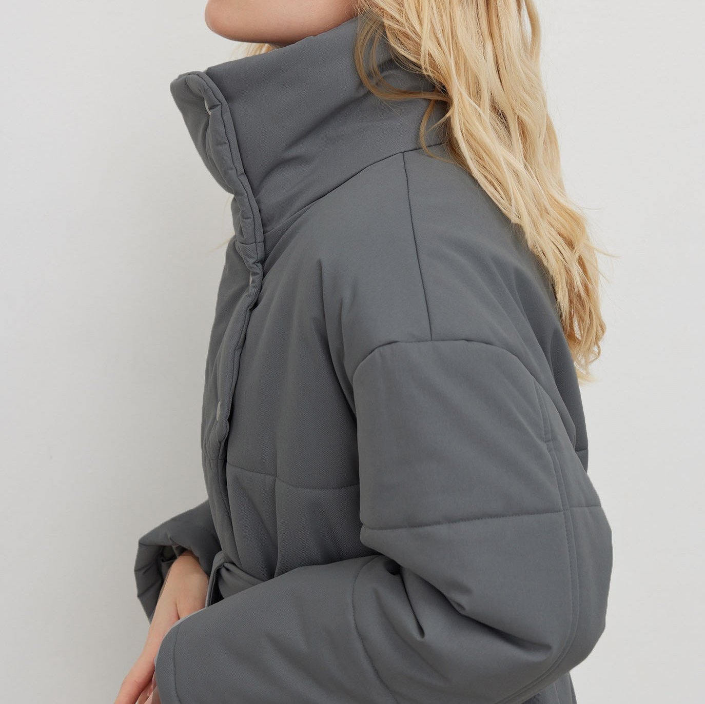 Celeste Belted Puffer Coat