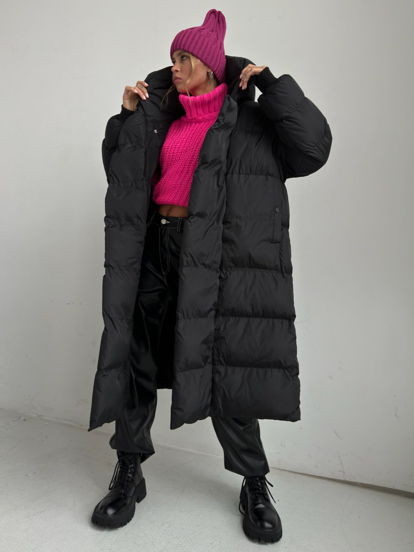 Arctic Luxe Longline Puffer Coat