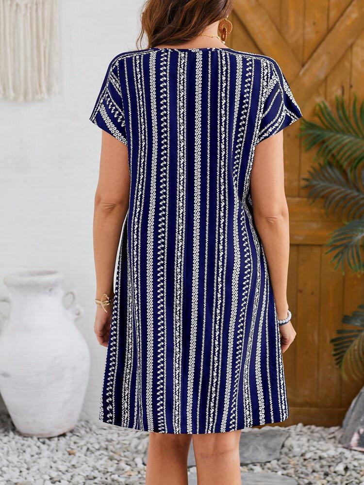 Sophia Boho Stripe Dress