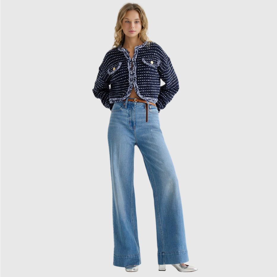 Emma High-Waisted Wide-Leg Jeans