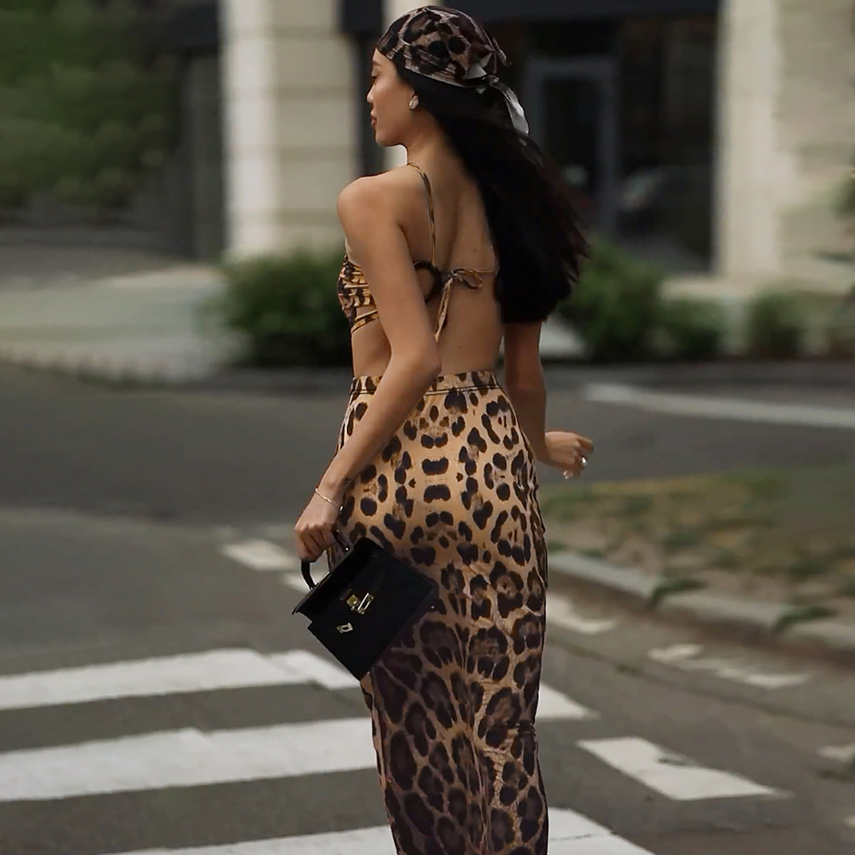 Wild Glam Cutout Maxi Dress