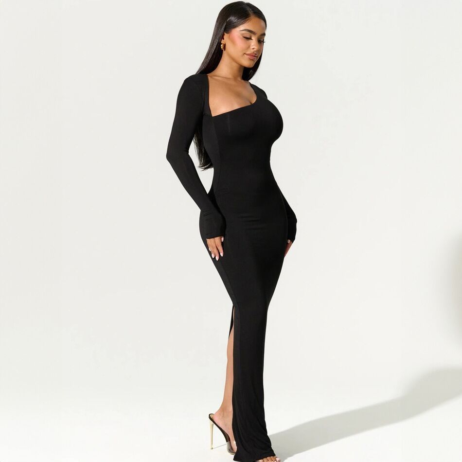 Luna One-Shoulder Maxi Dress