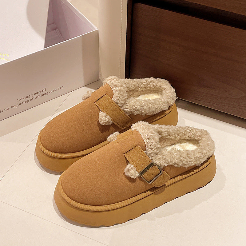 Chloe Cozy Fleece-Lined Mules