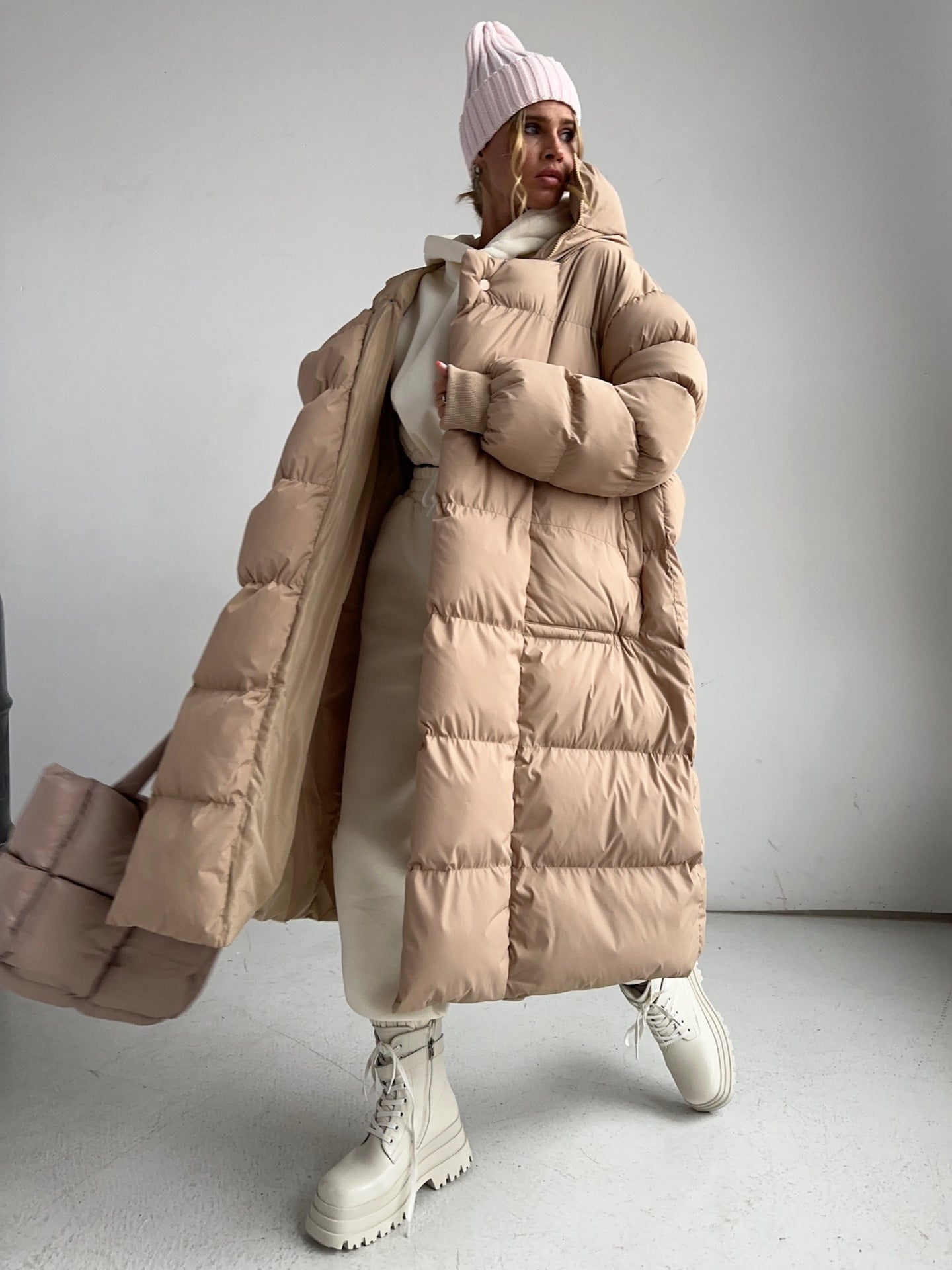 Arctic Luxe Longline Puffer Coat