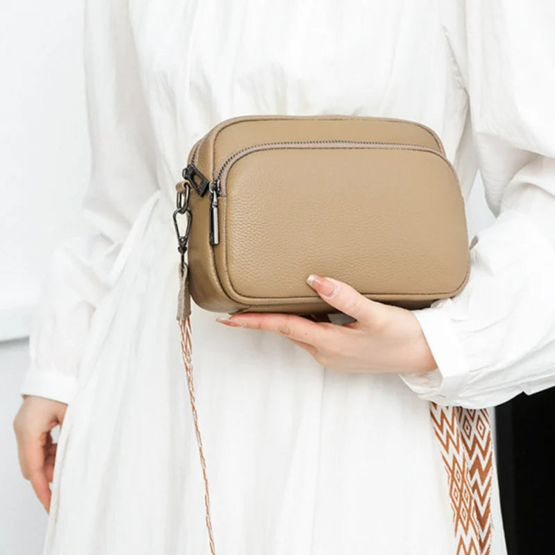 Girlflo Leather Crossbody Bag