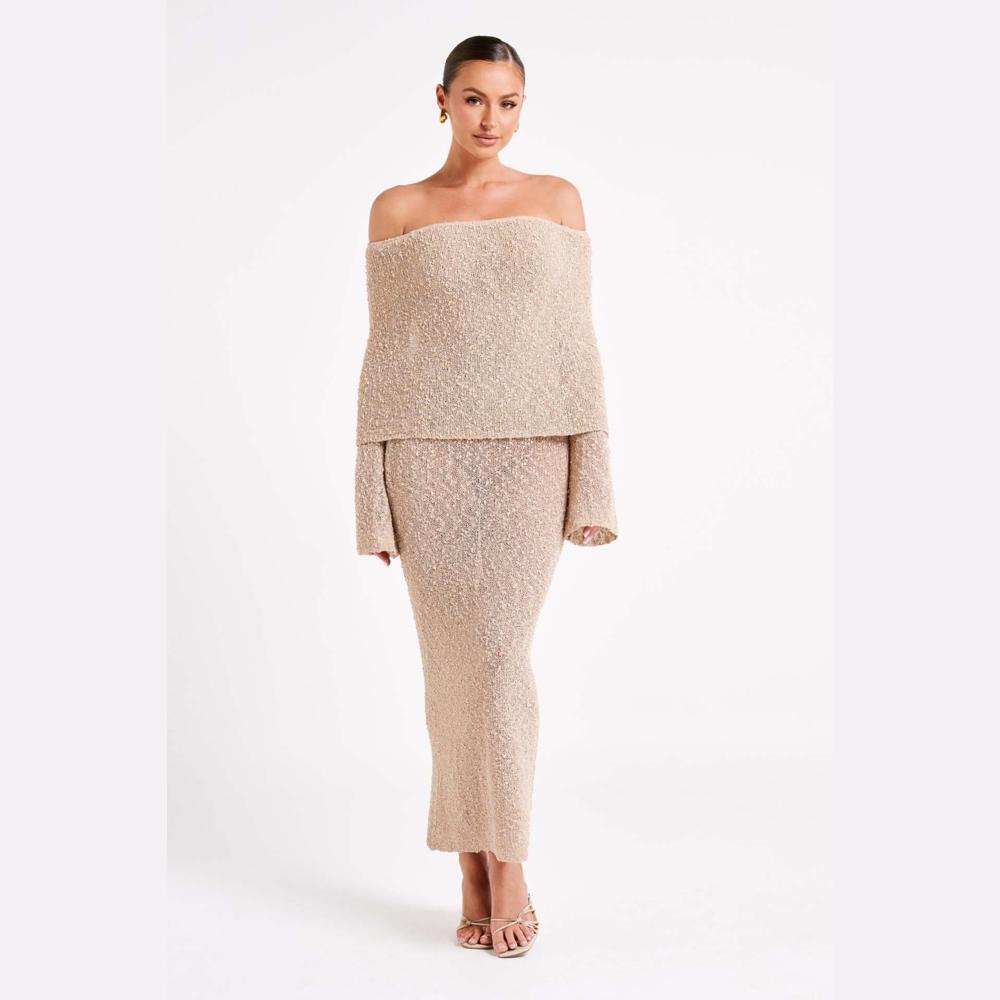 Hazel Off-Shoulder Knit Dress